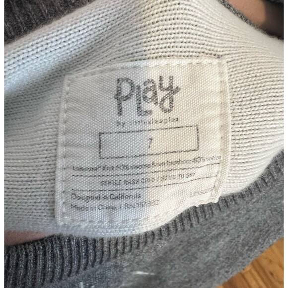 Little Sleepies Girls 7 Snowflake Sweater Dress Bamboo Cotton Winter Holiday - Picture 3 of 3